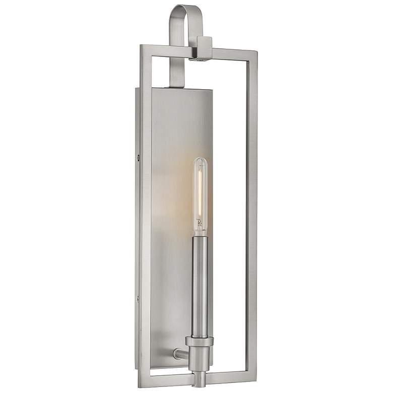 Image 1 Lark Stassi Interior Medium Single Light Sconce 7.5" Brushed Nickel