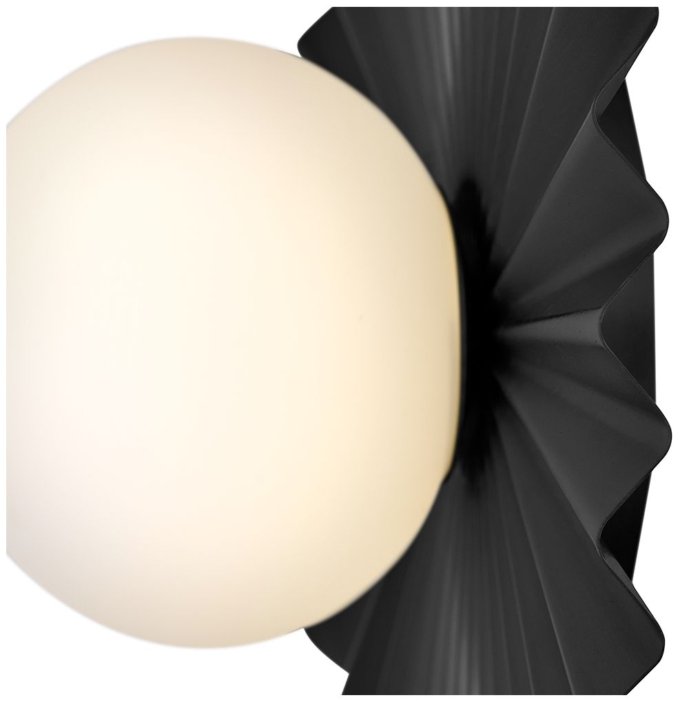 Image 3 Lark Stevie Medium Flush Mount 13.75" Black more views