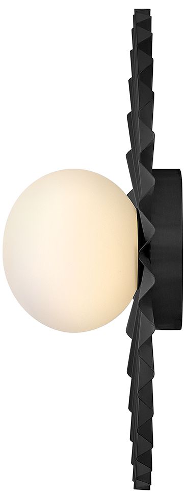 Image 4 Lark Stevie Medium Flush Mount 13.75" Black more views