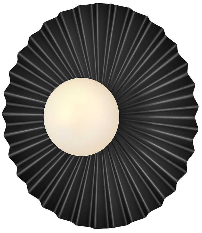 Image 5 Lark Stevie Medium Flush Mount 13.75" Black more views