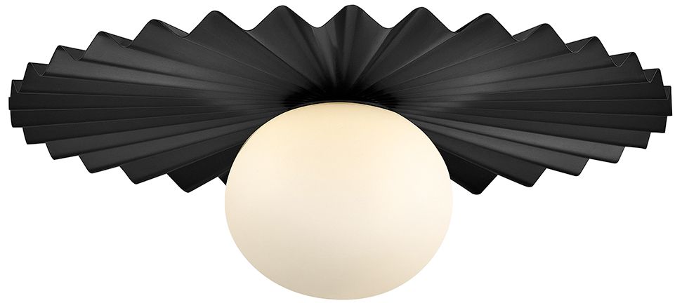 Image 6 Lark Stevie Medium Flush Mount 13.75" Black more views