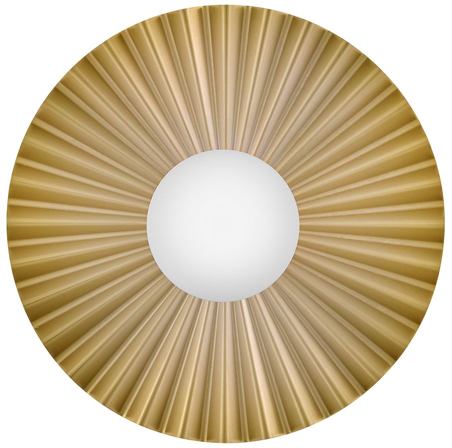 Image 2 Lark Stevie Medium Flush Mount 13.75" Lacquered Brass more views