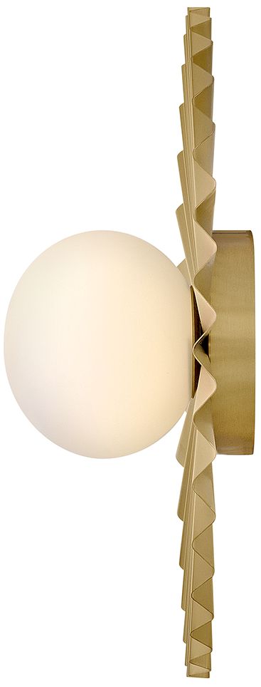 Image 5 Lark Stevie Medium Flush Mount 13.75" Lacquered Brass more views