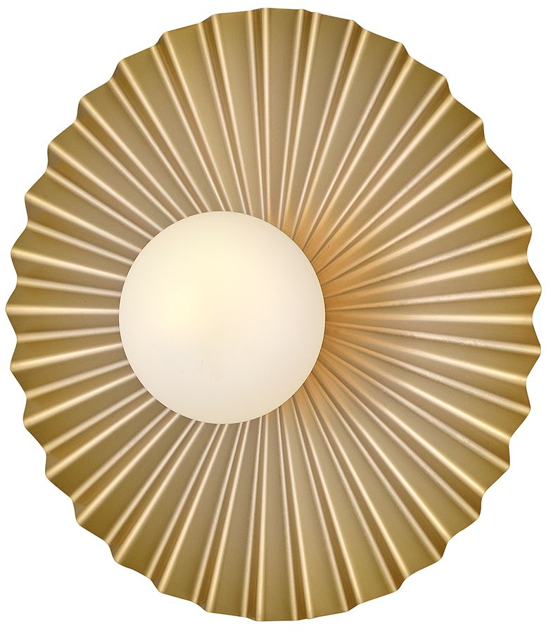 Image 6 Lark Stevie Medium Flush Mount 13.75" Lacquered Brass more views