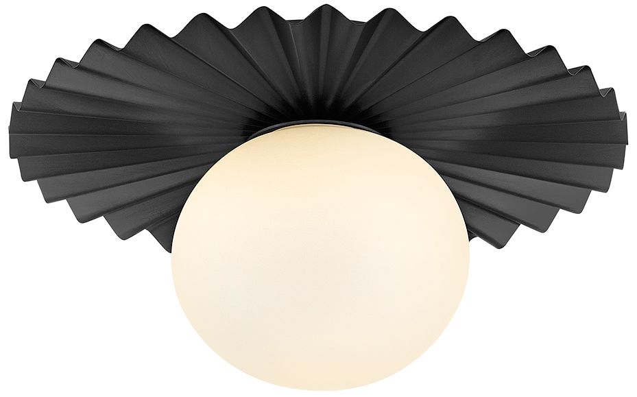 Image 3 Lark Stevie Small Flush Mount 9.75" Black more views