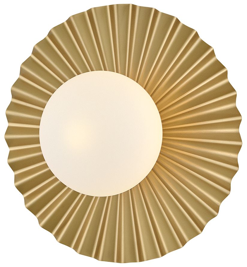 Image 6 Lark Stevie Small Flush Mount 9.75" Lacquered Brass more views