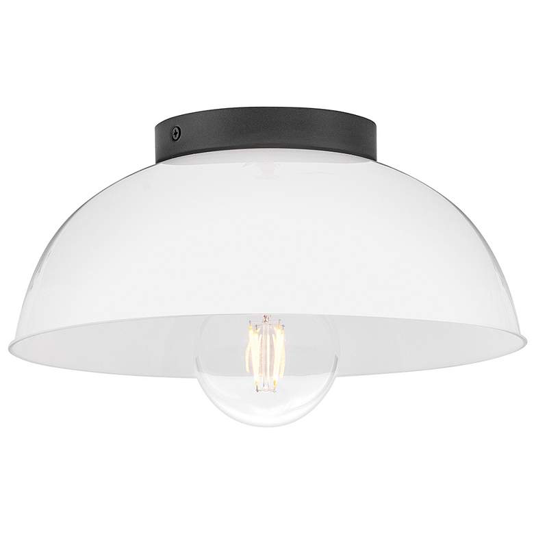 Image 1 Lark Stu Foyer Small Flush Mount Black