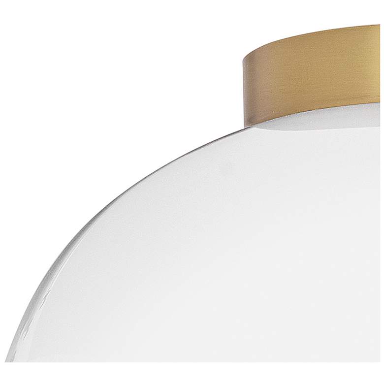 Image 7 Lark Stu Foyer Small Flush Mount Lacquered Brass more views
