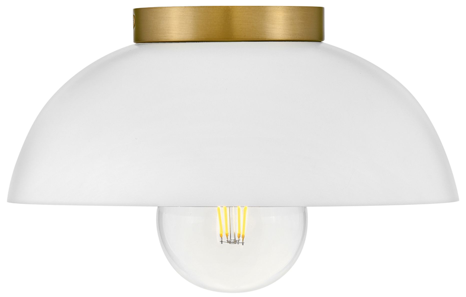 Image 3 Lark Stu Foyer Small Flush Mount Matte White more views