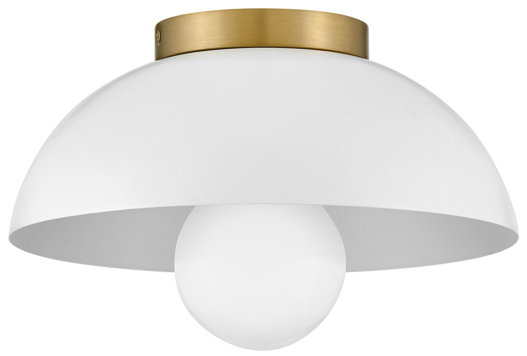 Image 5 Lark Stu Foyer Small Flush Mount Matte White more views