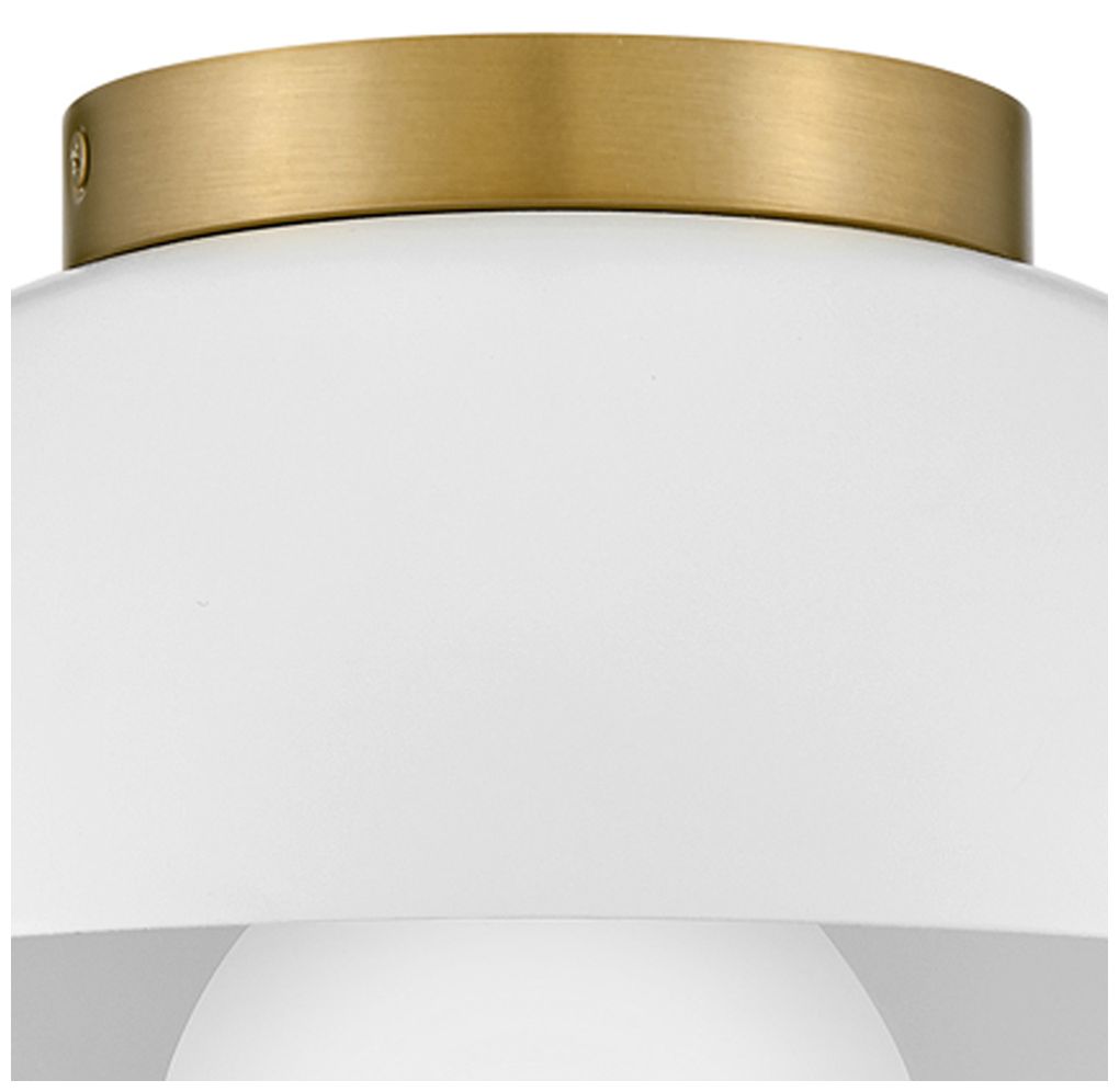 Image 7 Lark Stu Foyer Small Flush Mount Matte White more views