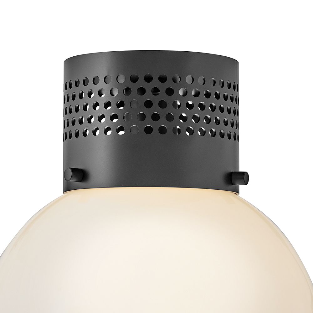 Image 3 Lark Taj Interior Small Flush Mount 13" Black more views