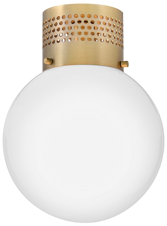 Image 2 Lark Taj Interior Small Flush Mount 13" Lacquered Brass more views