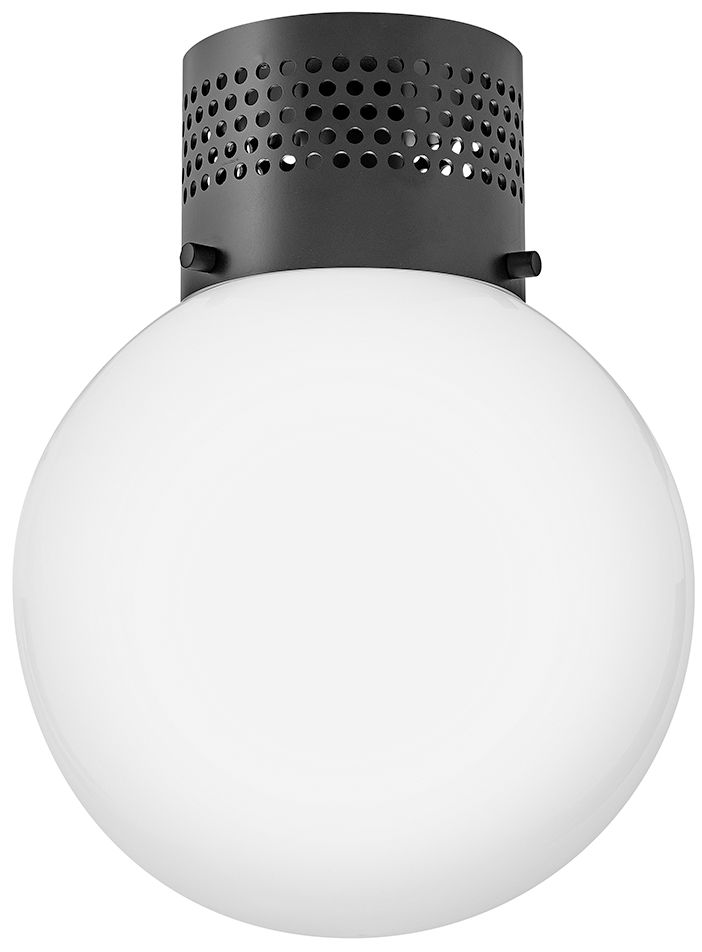 Image 2 Lark Taj Interior Small Flush Mount 9.75" Black more views