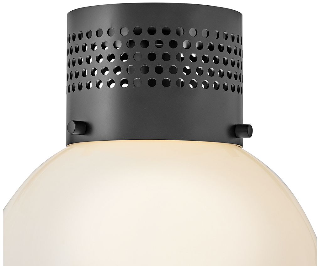 Image 3 Lark Taj Interior Small Flush Mount 9.75" Black more views