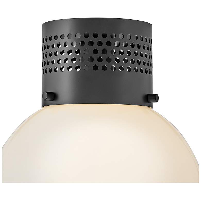 Image 3 Lark Taj Interior Small Flush Mount 9.75" Black more views