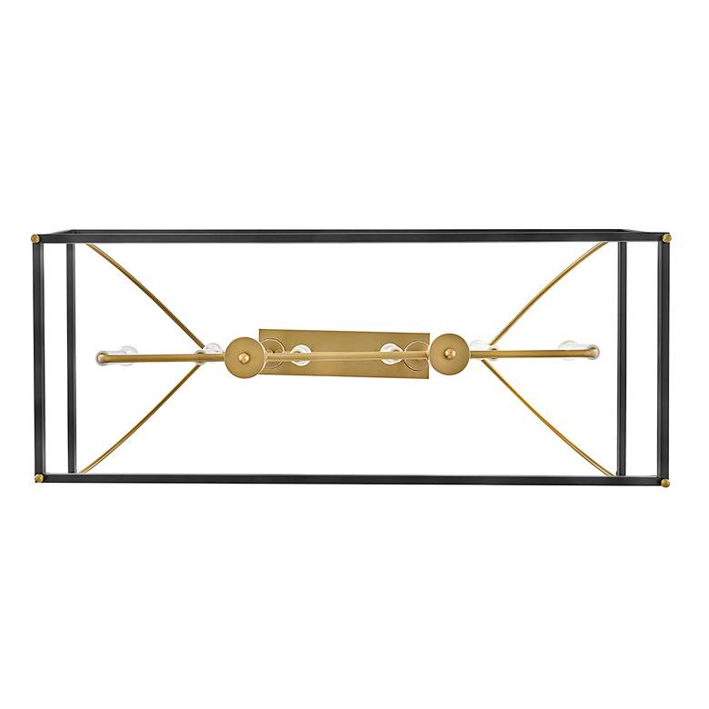 Image 7 Lark Tate Interior Large Six Light Linear 40" Black more views