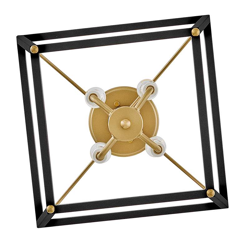 Image 6 Lark Tate Interior Small Semi Flush Mount 13" Black more views