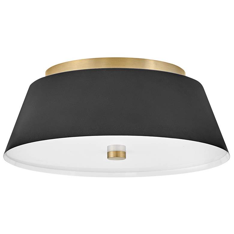 Image 1 Lark Tess Foyer Medium Flush Mount Black