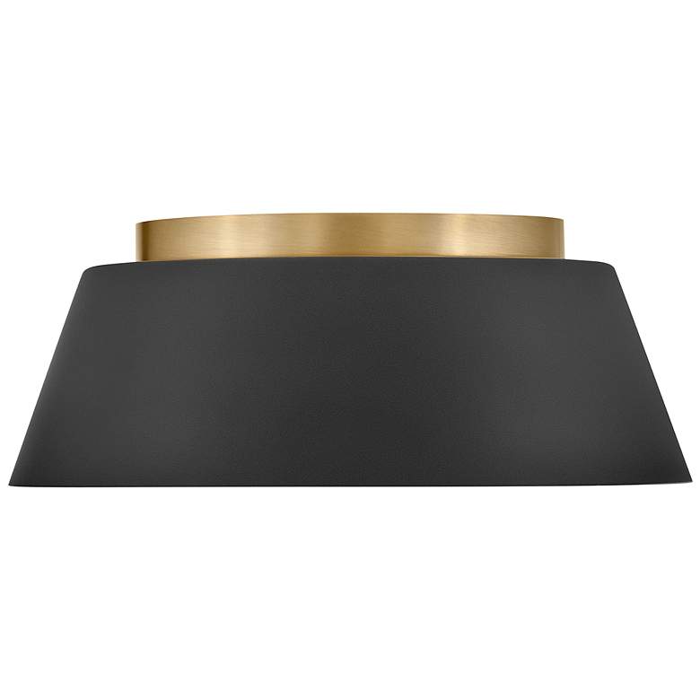 Image 3 Lark Tess Foyer Medium Flush Mount Black more views