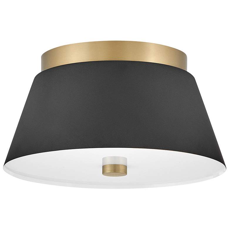 Image 1 Lark Tess Foyer Small Flush Mount Black