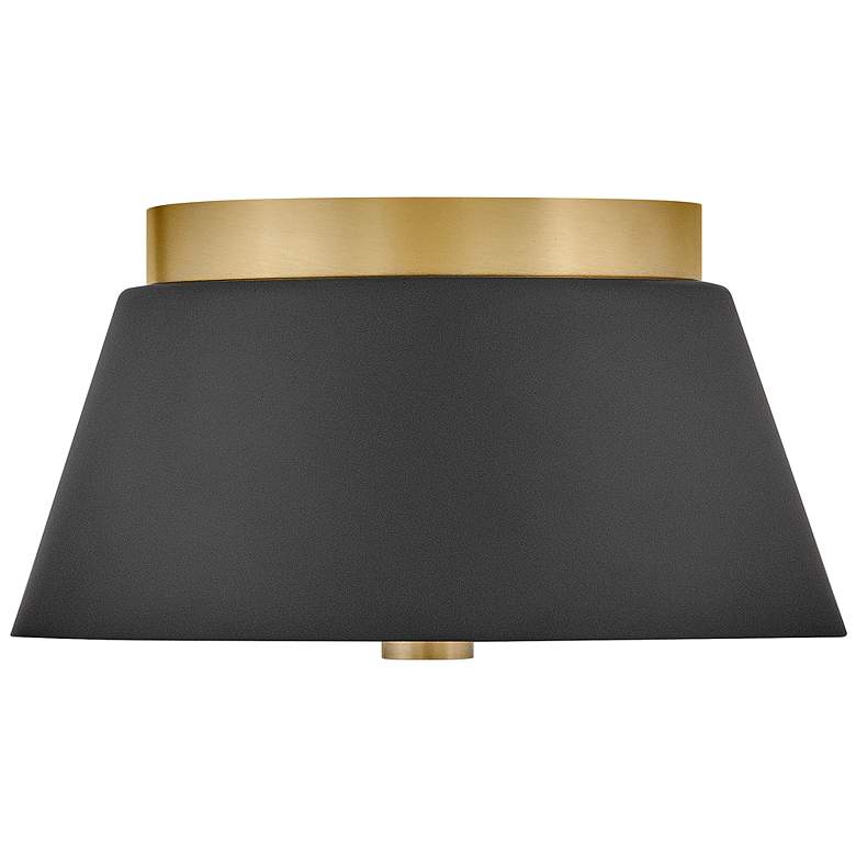 Image 3 Lark Tess Foyer Small Flush Mount Black more views