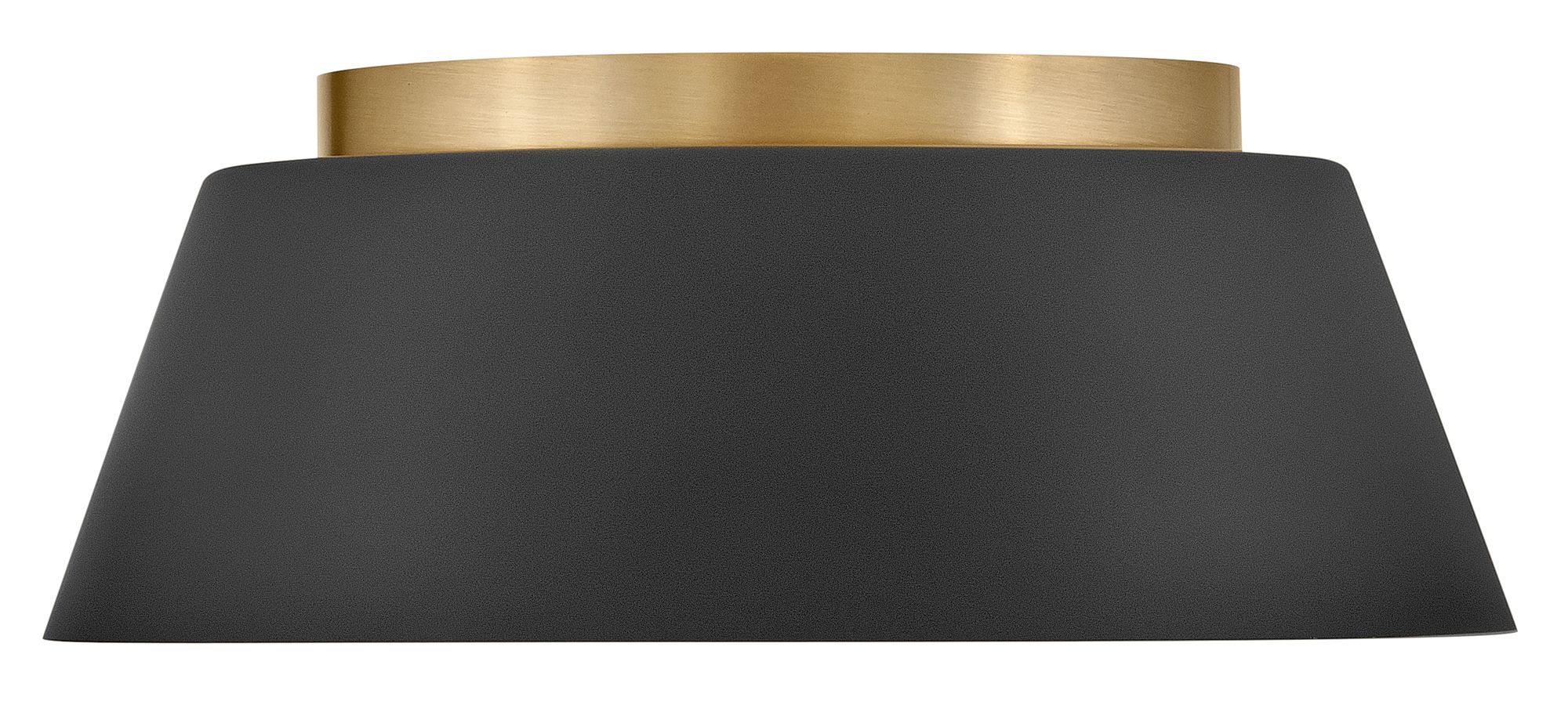 Image 3 Lark Tess Interior Medium Flush Mount 14" Black more views