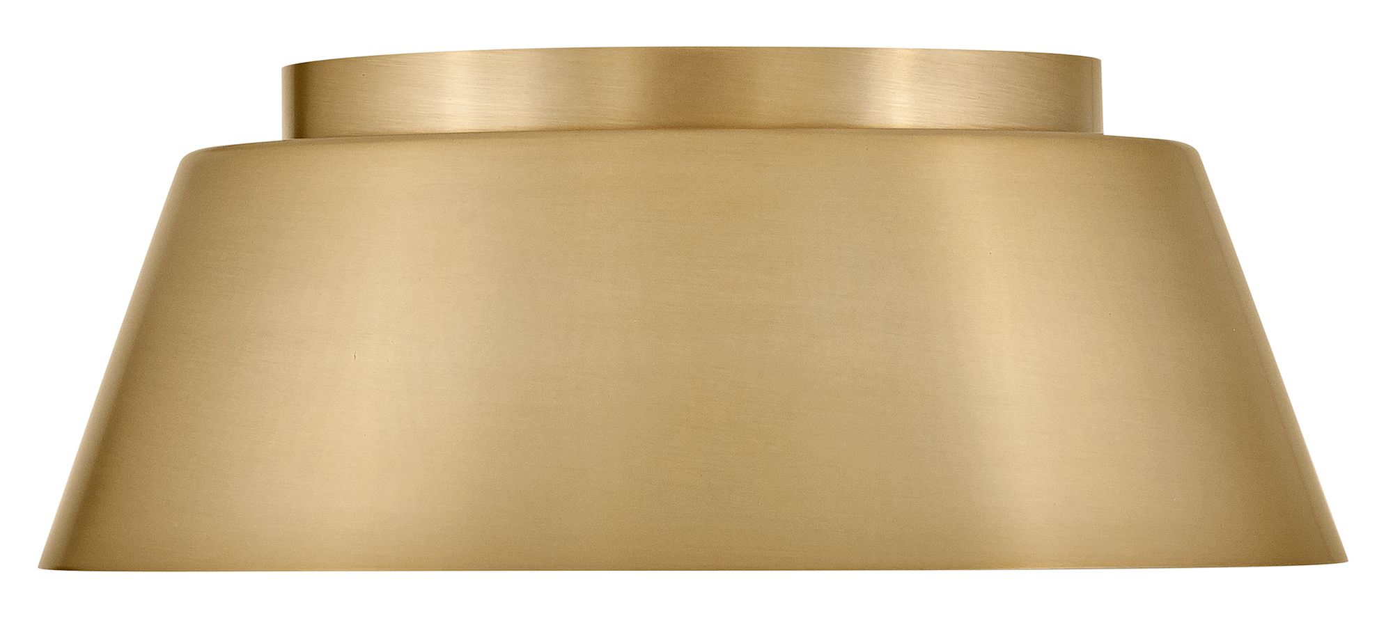 Thumbnail3 of Lark Tess Interior Medium Flush Mount 14" Lacquered Brass more views