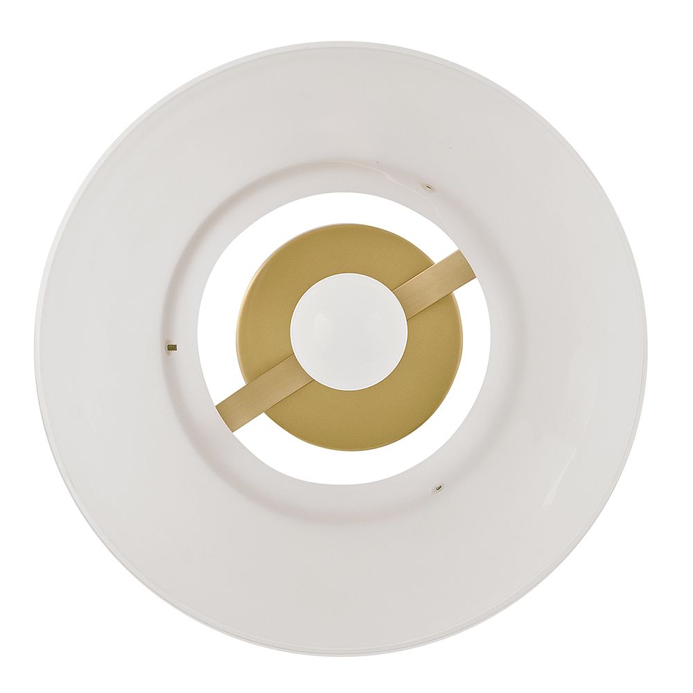 Image 4 Lark Tori Interior Medium Semi Flush Mount 11" Lacquered Brass more views
