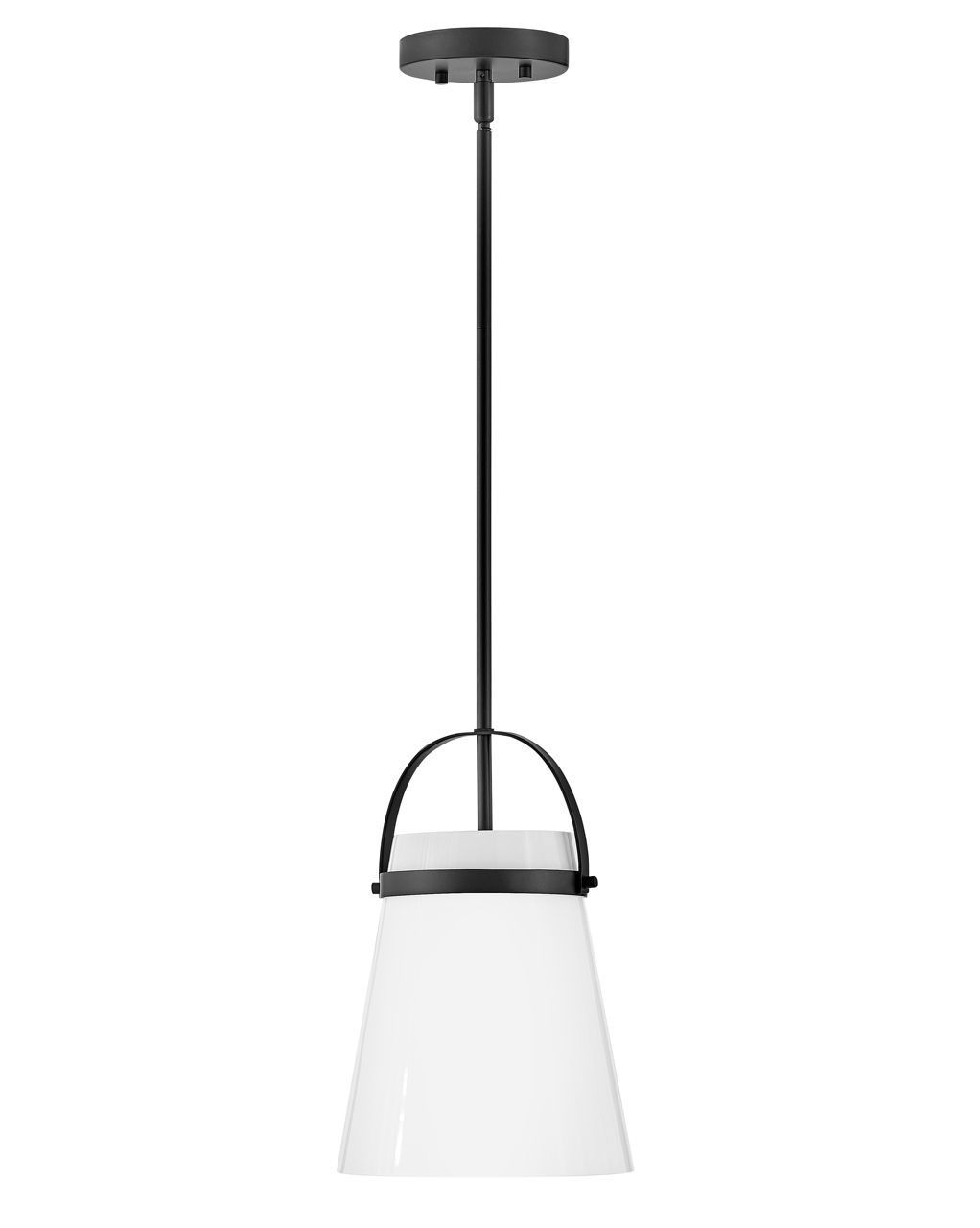 Image 2 Lark Tori Interior Small 1 Light Convertible Pendant 13.75" Black more views