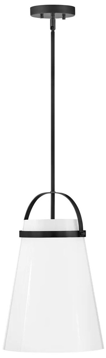 Lark Tori Interior Small Single Light Pendant 19" Black