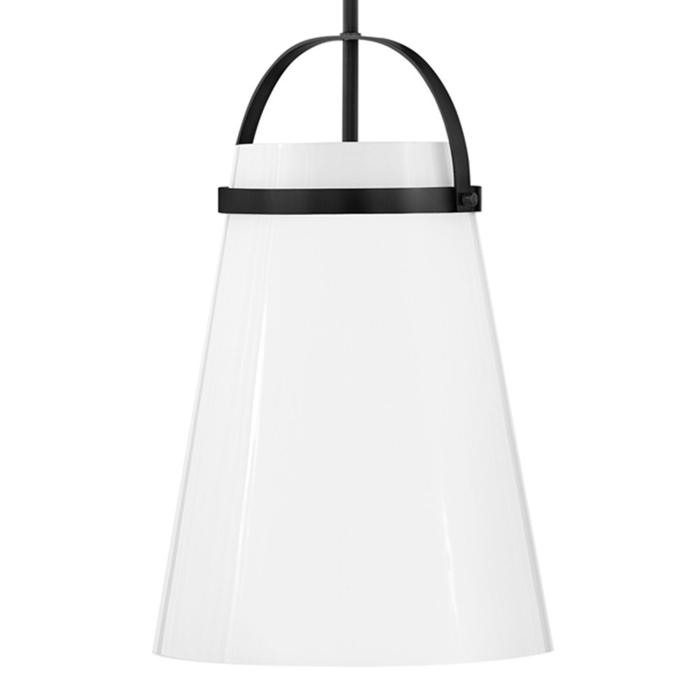 Image 2 Lark Tori Interior Small Single Light Pendant 19" Black more views