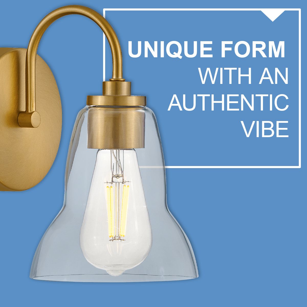 Image 7 Lark Vera Bath Medium Three Light Vanity 24" Lacquered Brass more views