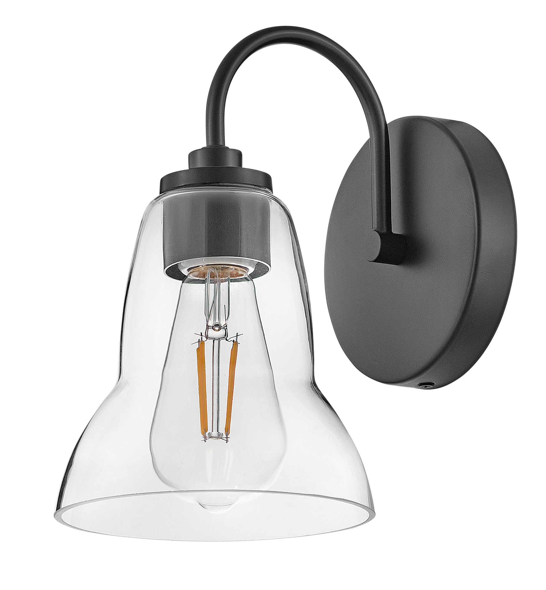 Image 3 Lark Vera Bath Small Single Light Vanity 9.75" Black more views