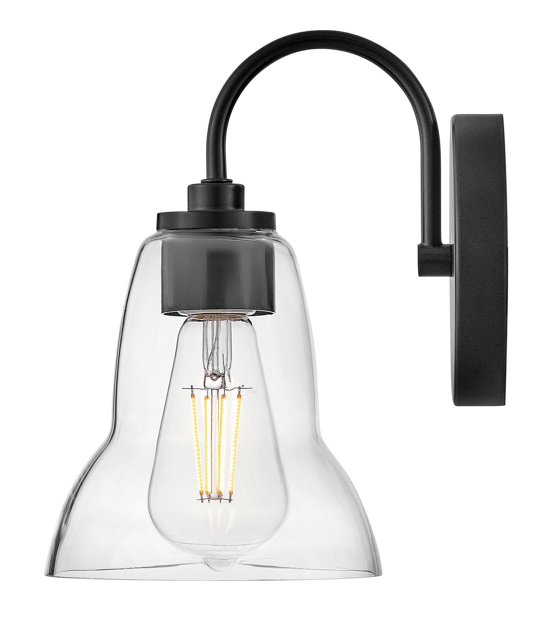 Image 5 Lark Vera Bath Small Single Light Vanity 9.75" Black more views