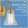 7_LARK VERA Medium Three Light Vanity Lacquered Brass more views