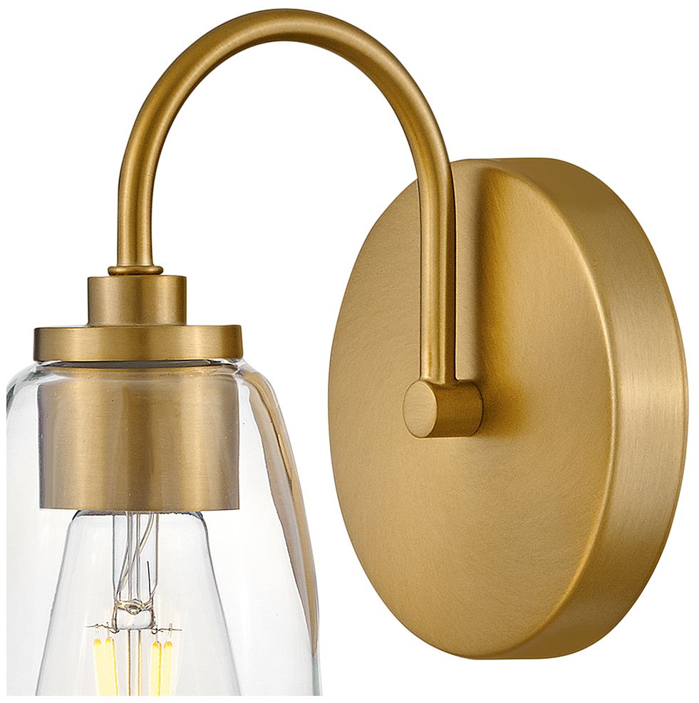 LARK VERA Small Single Light Vanity Lacquered Brass