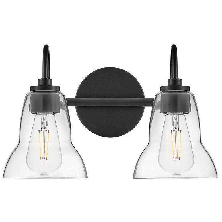 Image 1 LARK VERA Small Two Light Vanity Black