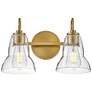 3_LARK VERA Small Two Light Vanity Lacquered Brass more views