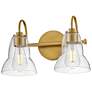 4_LARK VERA Small Two Light Vanity Lacquered Brass more views