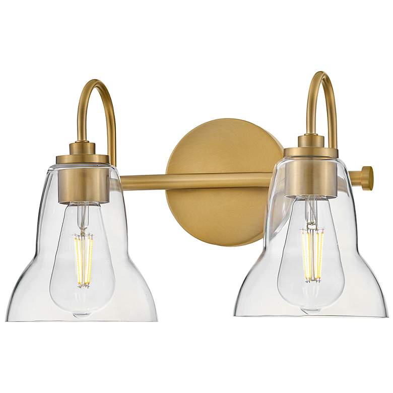 Image 5 LARK VERA Small Two Light Vanity Lacquered Brass more views
