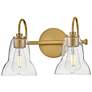 5_LARK VERA Small Two Light Vanity Lacquered Brass more views