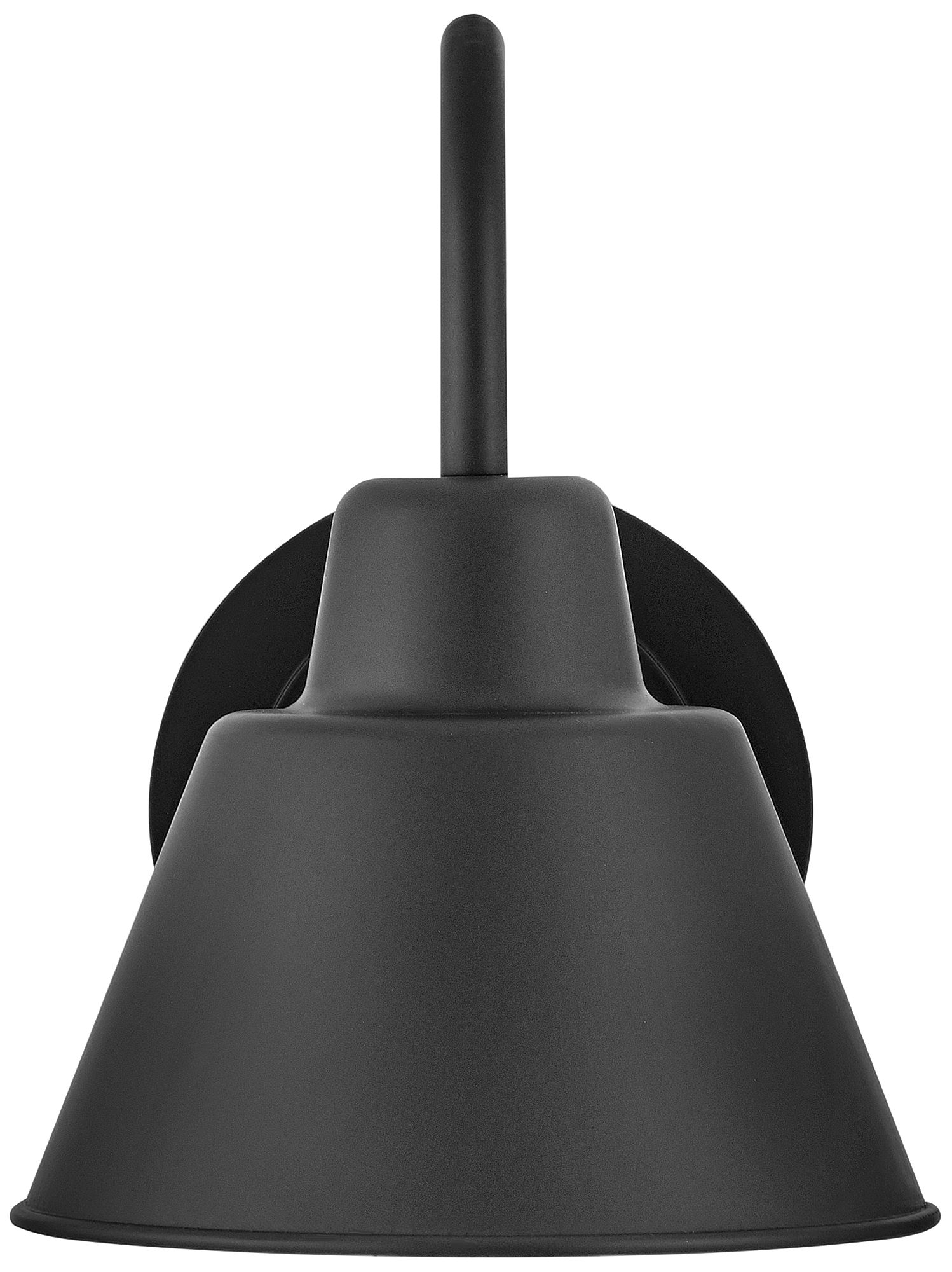 Image 5 Lark Wes Outdoor Small Gooseneck Barn Light 10.5" Black more views