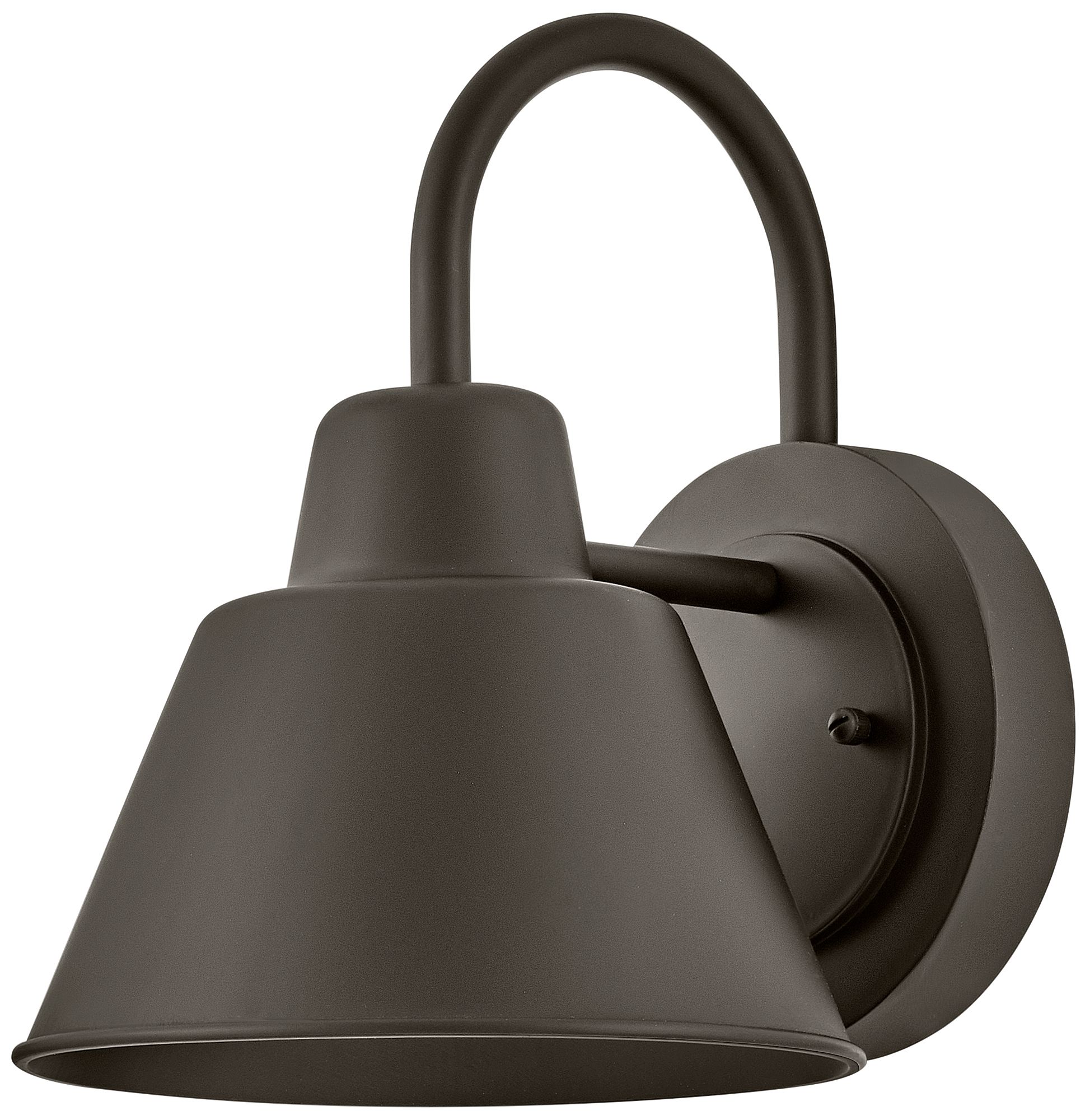 Image 2 Lark Wes Outdoor Small Gooseneck Barn Light 10.5" Oil Rubbed Bronze more views