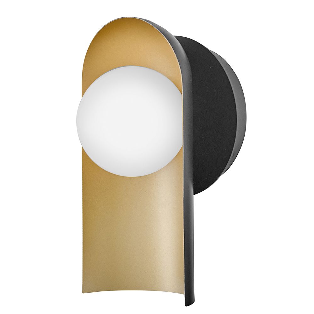 Image 2 Lark Zuri Interior Medium Single Light Sconce 10" Black more views