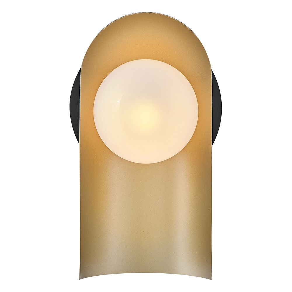 Image 5 Lark Zuri Interior Medium Single Light Sconce 10" Black more views