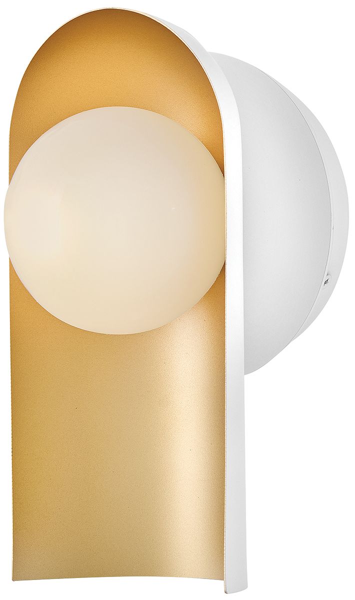 Thumbnail1 of Lark Zuri Interior Medium Single Light Sconce 10" Satin Off-White