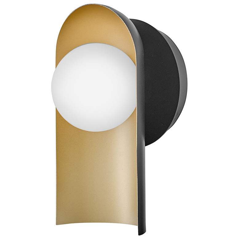 Image 2 Lark Zuri Interior Medium Single Light Sconce 6" Black more views