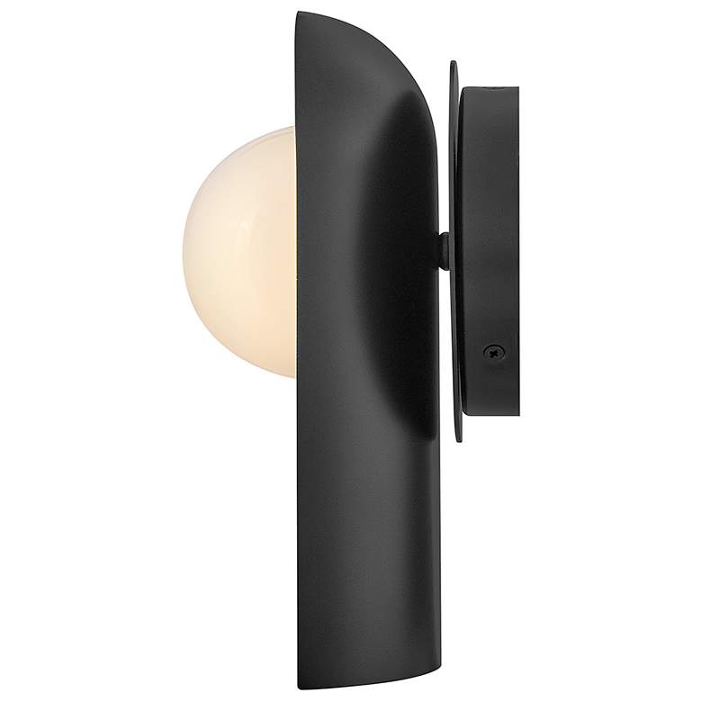 Image 4 Lark Zuri Interior Medium Single Light Sconce 6" Black more views