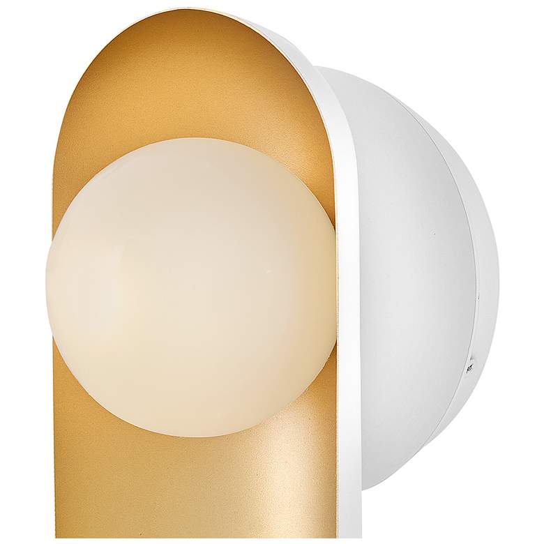 Image 3 Lark Zuri Interior Medium Single Light Sconce 6" Satin Off-White more views